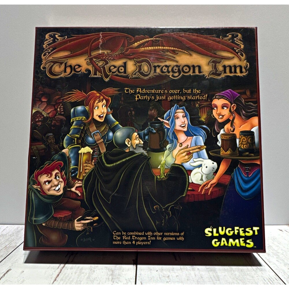 SlugFest Games The Red Dragon Inn Fantasy Card Game 2P 2007 Award *Opened*